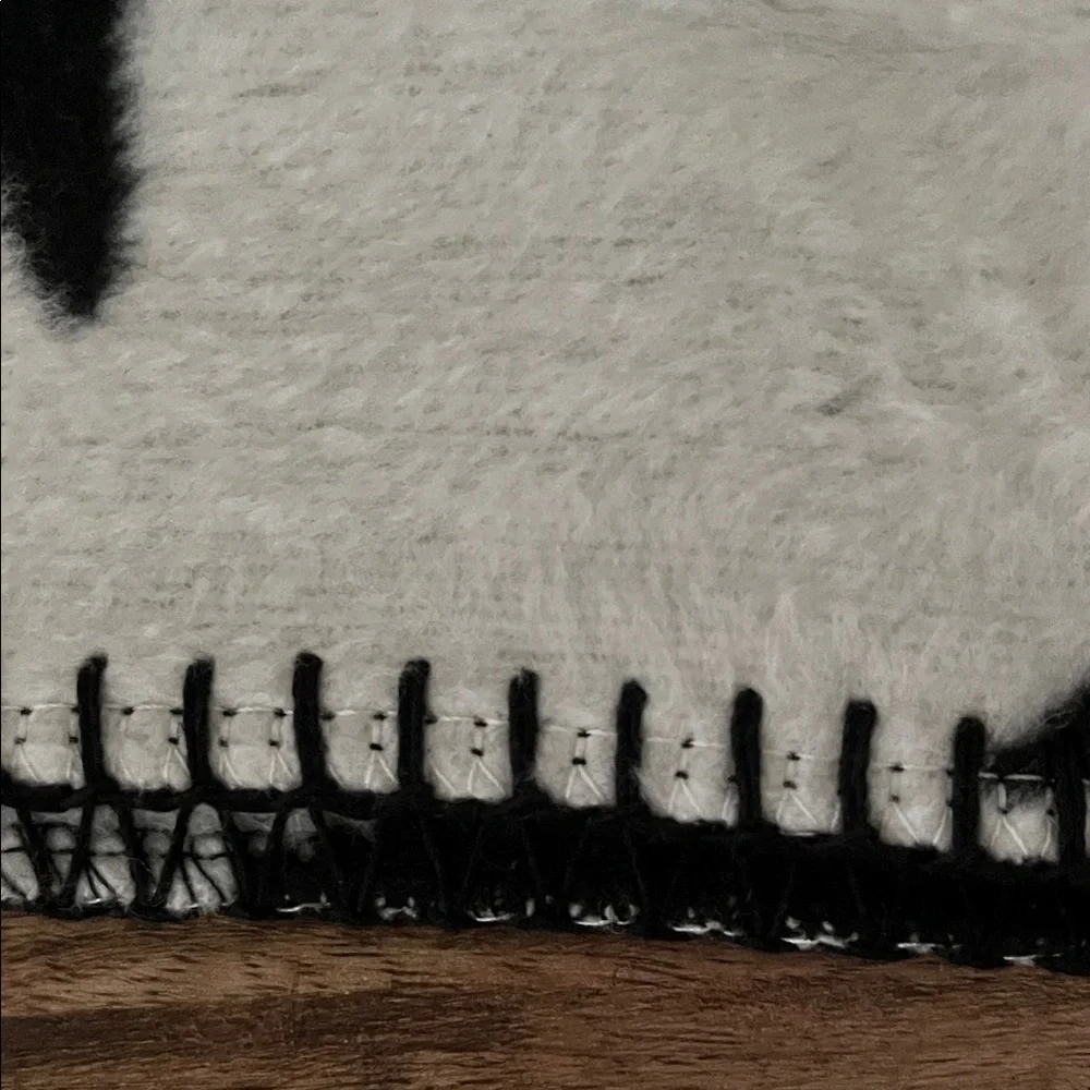 Halloween Bat throw- White and Black